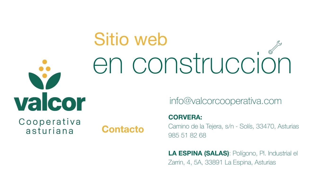 Sitio web en construcción - Valcor